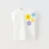 CAMISETA APLIQUE FLORES