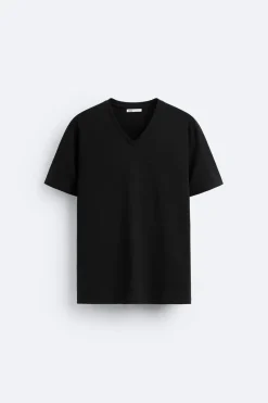 CAMISETA BASICA CUELLO PICO