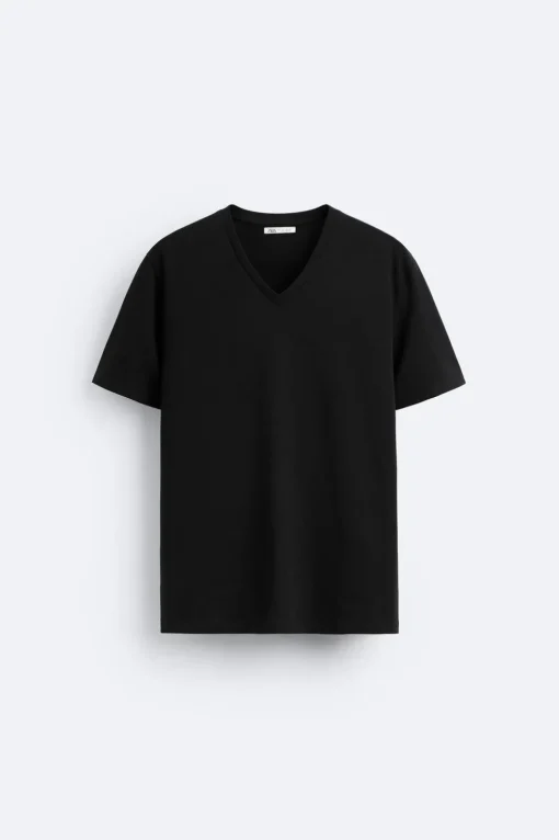 CAMISETA BASICA CUELLO PICO