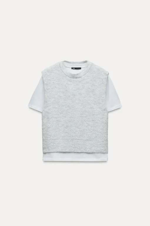 CAMISETA CHALECO TRICOT