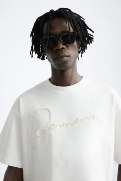 CAMISETA CINTA BORDADA