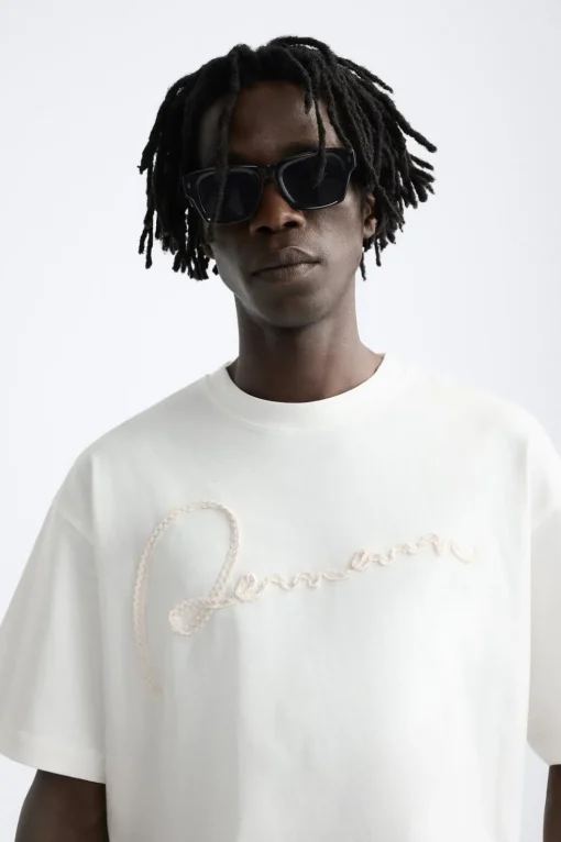 CAMISETA CINTA BORDADA