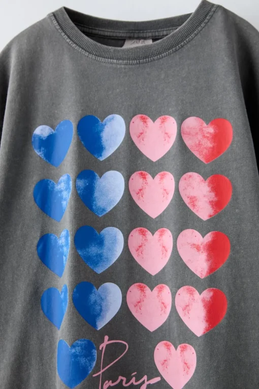 CAMISETA CORAZONES PARIS