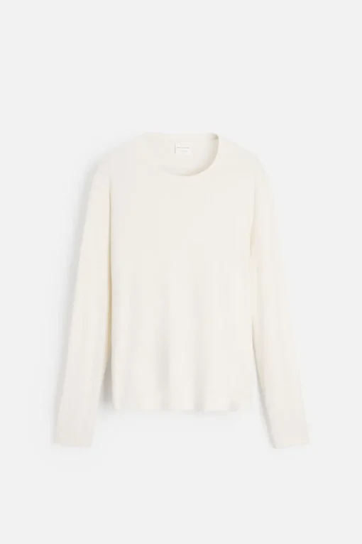 CAMISETA CREPÉ MANGA LARGA
