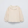 CAMISETA CUELLO BORDADO SUIZO