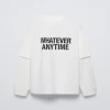 CAMISETA DOBLE MANGA TEXTO