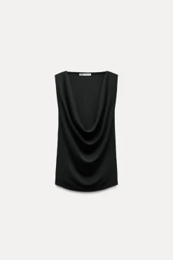 CAMISETA ESCOTE DRAPEADO