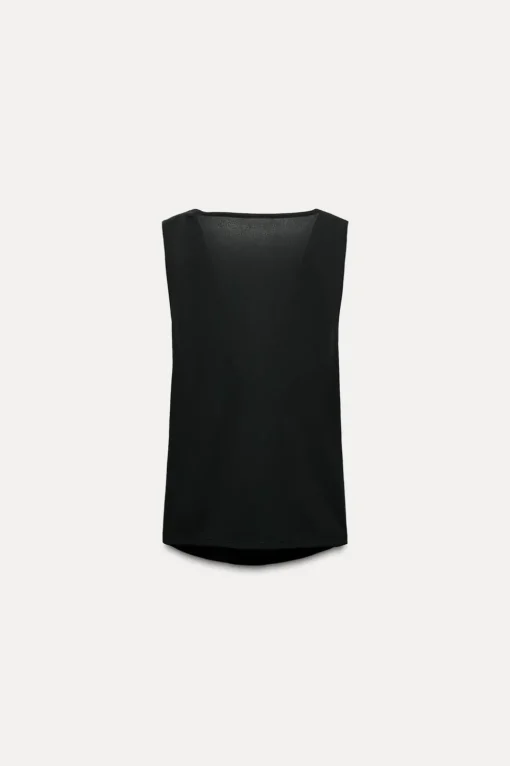 CAMISETA ESCOTE DRAPEADO