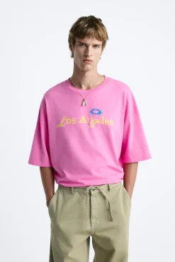CAMISETA ESTAMPADO LAVADO