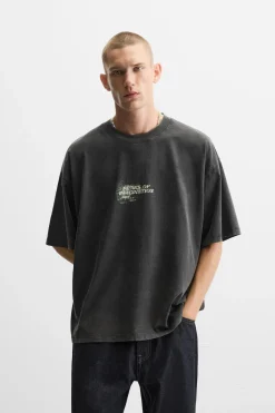 CAMISETA ESTAMPADO LAVADO