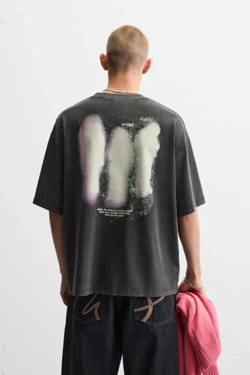 CAMISETA ESTAMPADO LAVADO