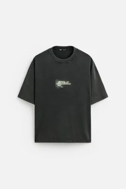 CAMISETA ESTAMPADO LAVADO