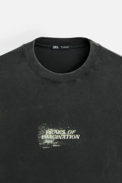 CAMISETA ESTAMPADO LAVADO
