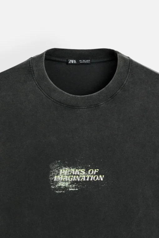 CAMISETA ESTAMPADO LAVADO