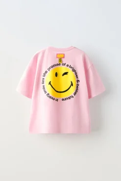 CAMISETA ESTAMPADO RELIEVE SMILEYWORLD ®