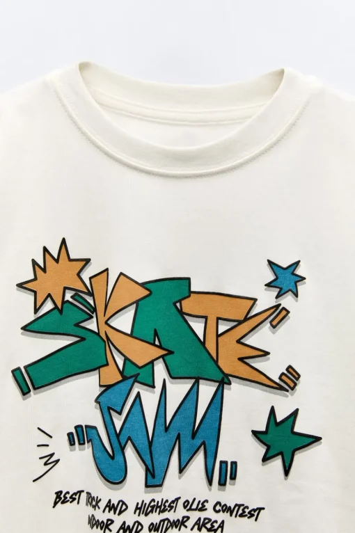 CAMISETA ESTAMPADO SKATER