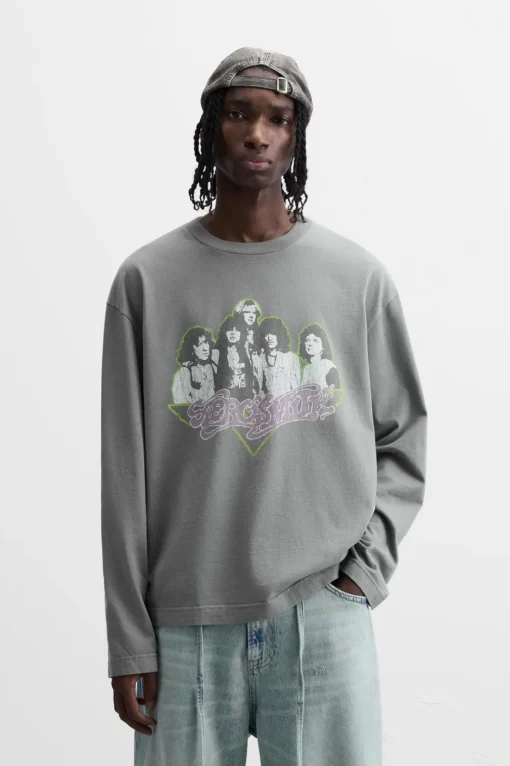 CAMISETA LAVADA AEROSMITH ©