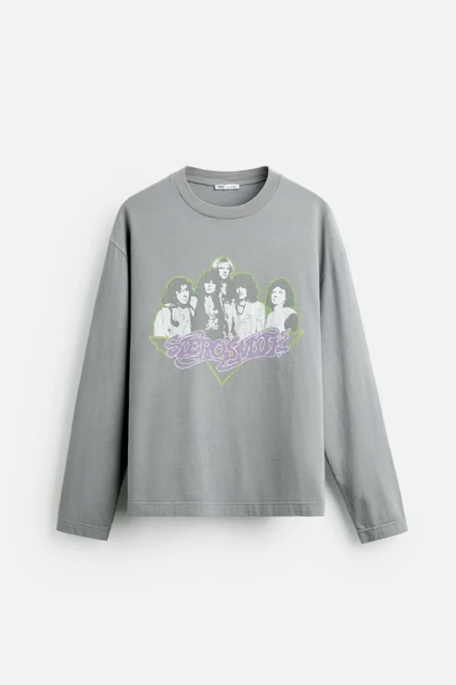 CAMISETA LAVADA AEROSMITH ©