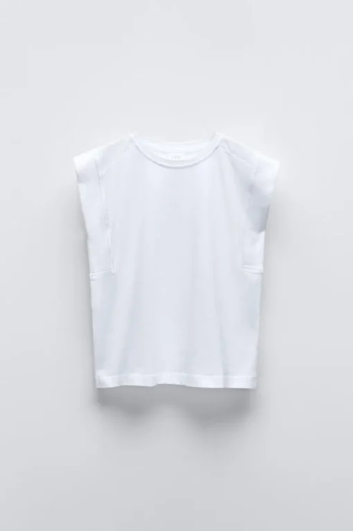 CAMISETA LISA PESTAÑA