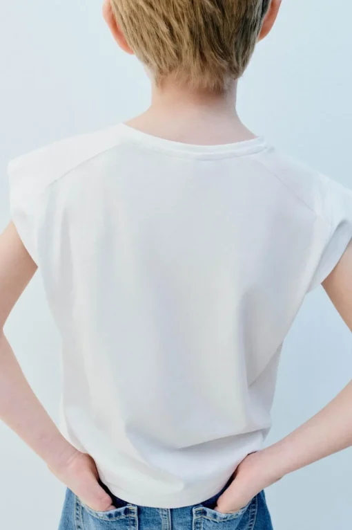 CAMISETA LISA PESTAÑA
