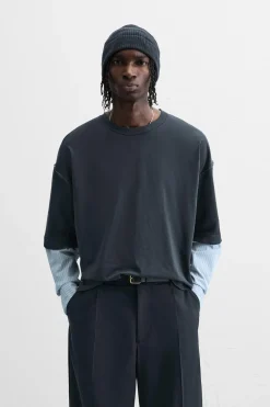 CAMISETA MANGA COMBINADA