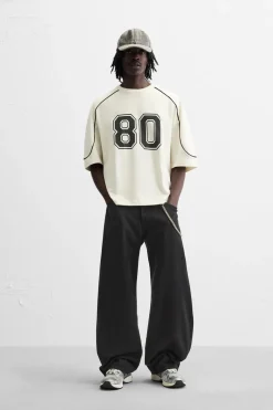 CAMISETA NÚMERO CONTRASTE