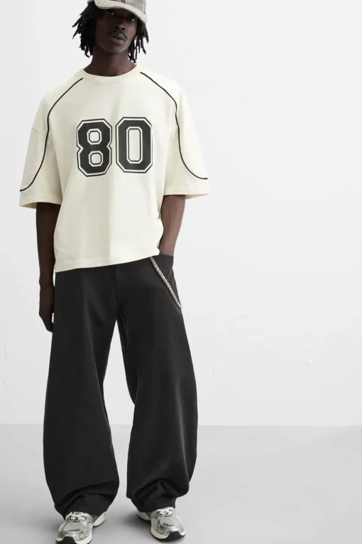 CAMISETA NÚMERO CONTRASTE
