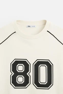 CAMISETA NÚMERO CONTRASTE