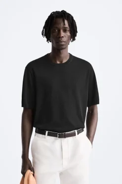 CAMISETA PUNTO ALGODÓN - SEDA