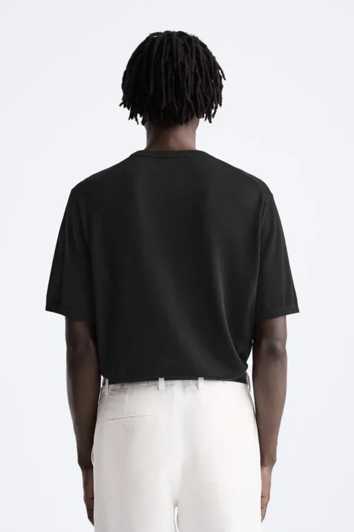 CAMISETA PUNTO ALGODÓN - SEDA