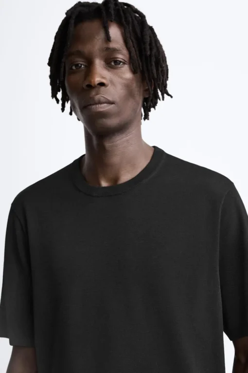 CAMISETA PUNTO ALGODÓN - SEDA