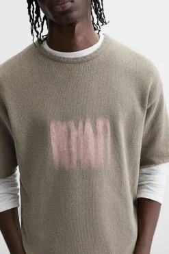 CAMISETA PUNTO ESTAMPADO LAVADO