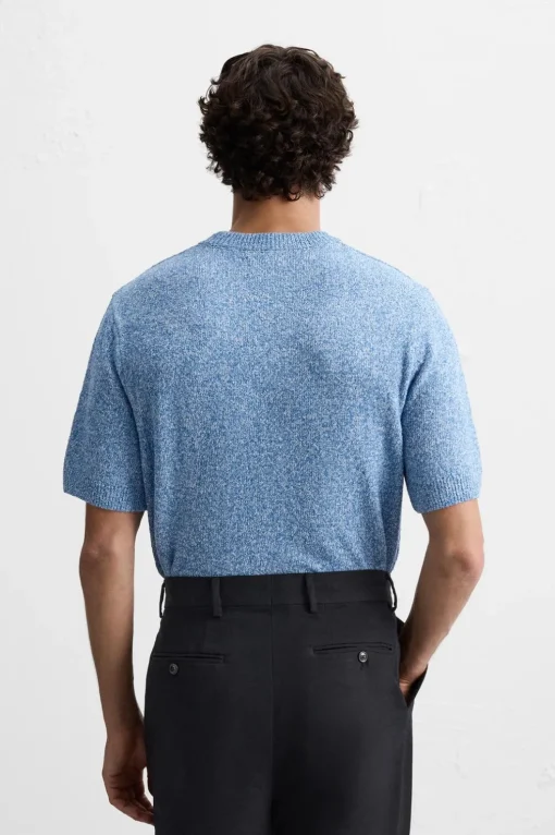 CAMISETA PUNTO JACQUARD IRREGULAR