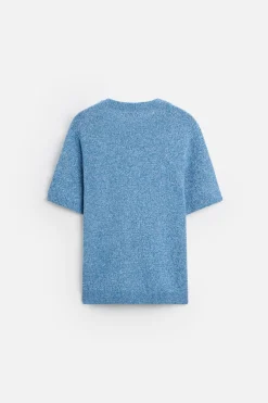 CAMISETA PUNTO JACQUARD IRREGULAR