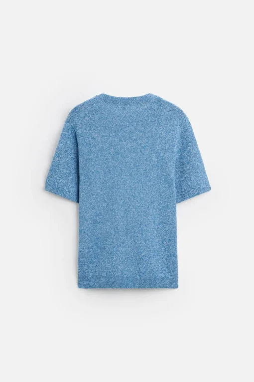 CAMISETA PUNTO JACQUARD IRREGULAR