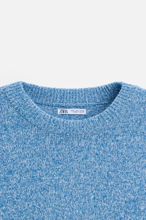 CAMISETA PUNTO JACQUARD IRREGULAR