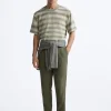 CAMISETA PUNTO JACQUARD RAYAS