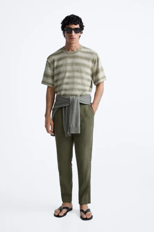 CAMISETA PUNTO JACQUARD RAYAS