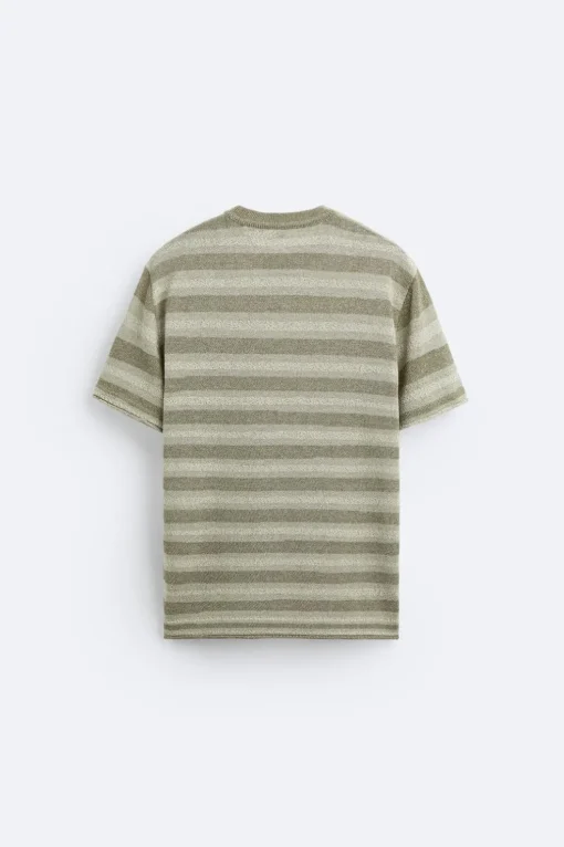 CAMISETA PUNTO JACQUARD RAYAS
