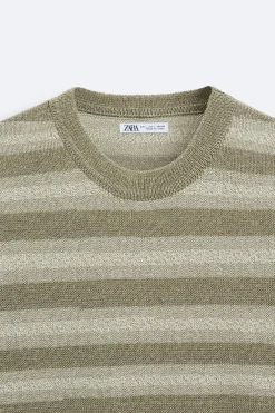 CAMISETA PUNTO JACQUARD RAYAS
