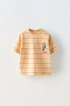 CAMISETA RAYAS BORDADO