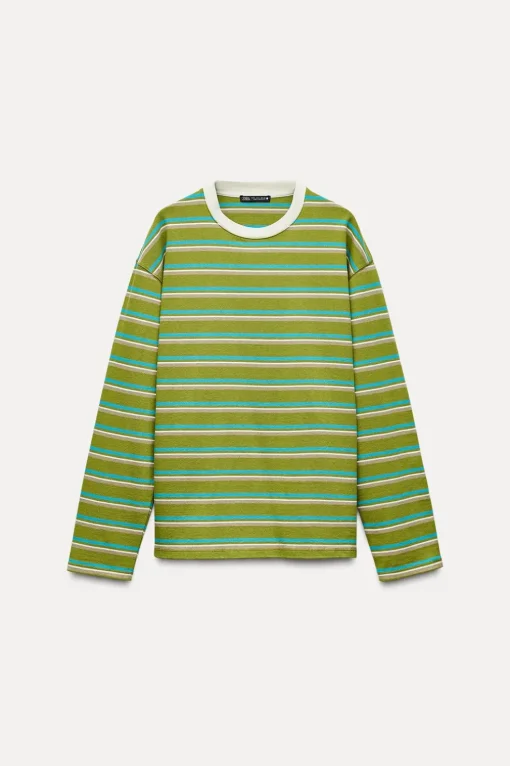CAMISETA RAYAS HEAVY COTTON