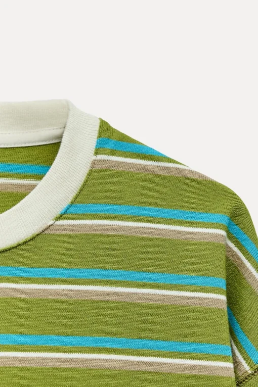 CAMISETA RAYAS HEAVY COTTON