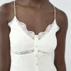 CAMISETA RIB ENCAJE BOTONES