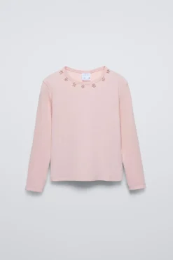 CAMISETA RIB FLORES
