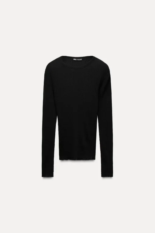 CAMISETA RIB MANGA LARGA
