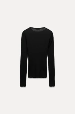 CAMISETA RIB MANGA LARGA
