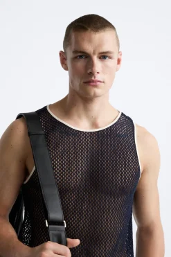 CAMISETA TANK CONTRASTE