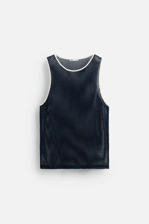 CAMISETA TANK CONTRASTE