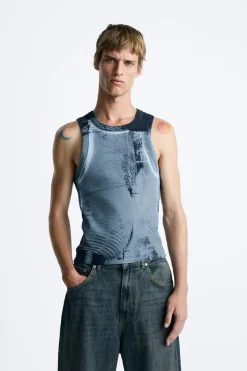 CAMISETA TANK ESTAMPADO ABSTRACTO